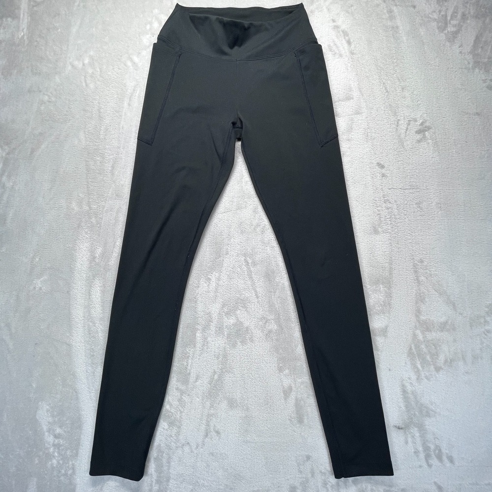 Pink Victoria's Secret Active Leggings Womens Small Black Stretch Workout Yoga
